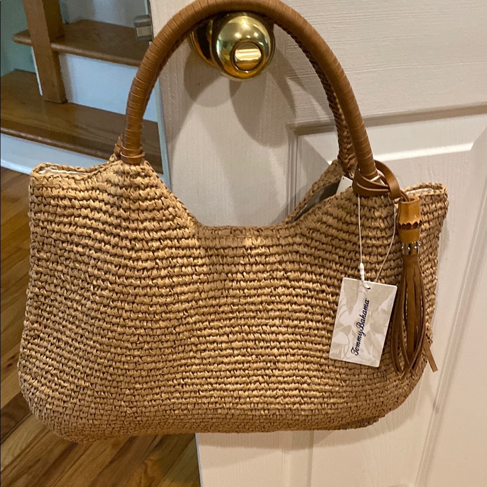 Tommy Bahama Brown Tote Bag